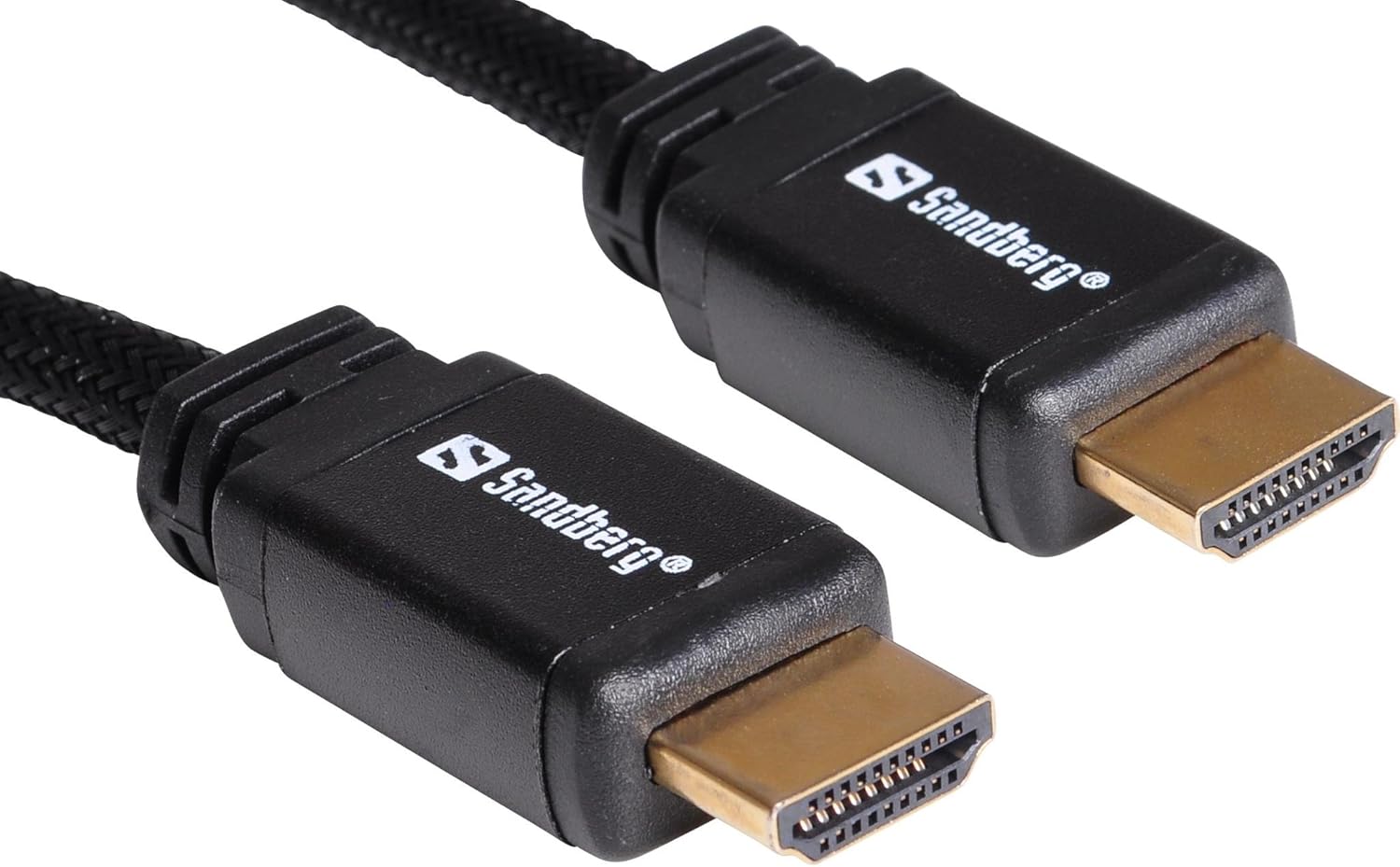 Sandberg HDMI 2.0 19M-19M, 5m - HDMI cables (5m, HDMI, HDMI, Male, Mal, Black, 4 Meters