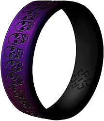Knot Theory Skulls Silicone Ring for Men and Women