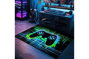 BATATADOCE Gamer Rug for Boys Room - Video Game Rugs for Kids Bedroom Gaming Rugs for Gaming Room Gamer Decor for Boys Room Game Carpet for Playrooms,2'5''×4'