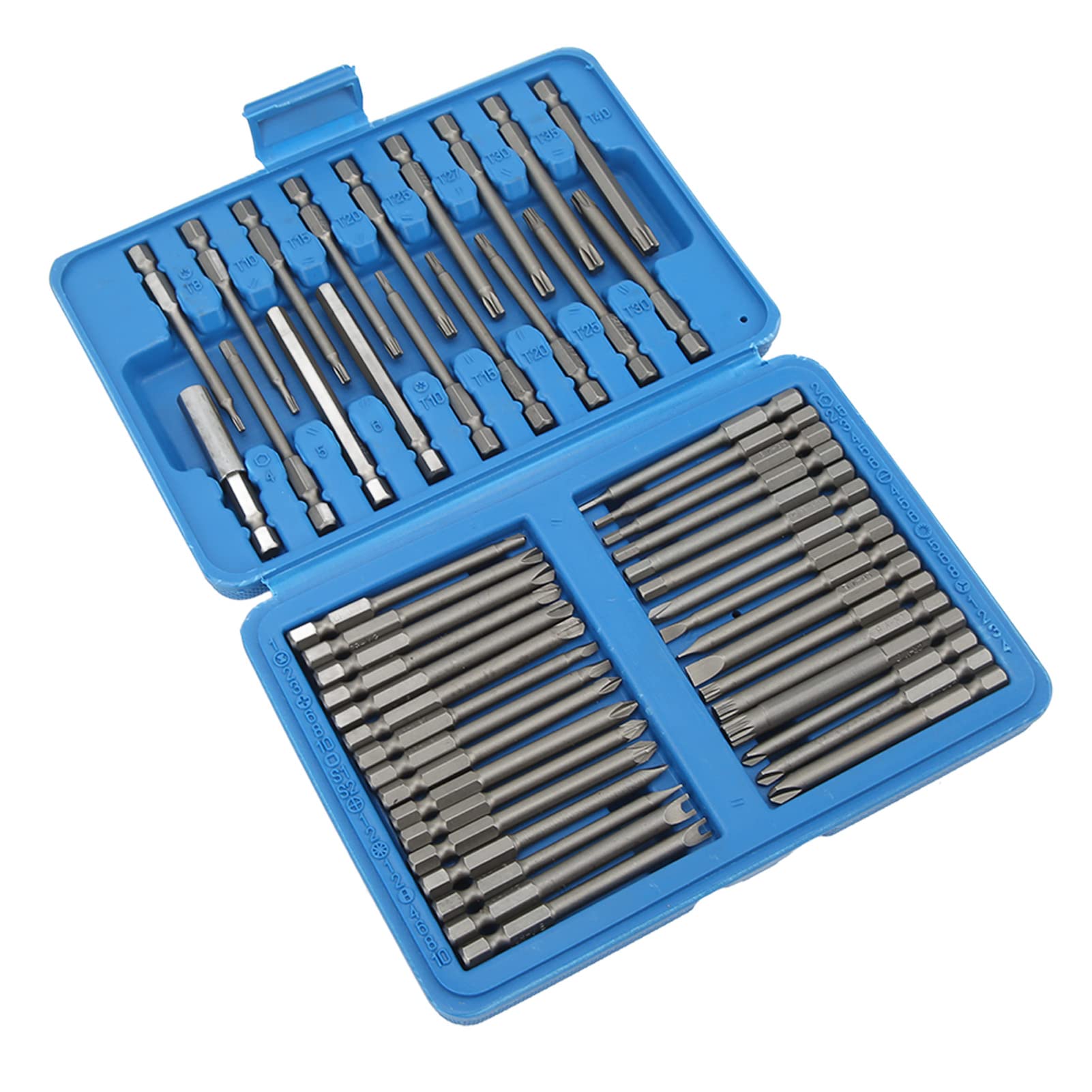 Security Screwdriver Bits, Extra Long Multi-Size Tamper Proof Bit Set 50-Piece for Electronics Repair Automotive Maintenance Professional DIY Projects and Home Repairs