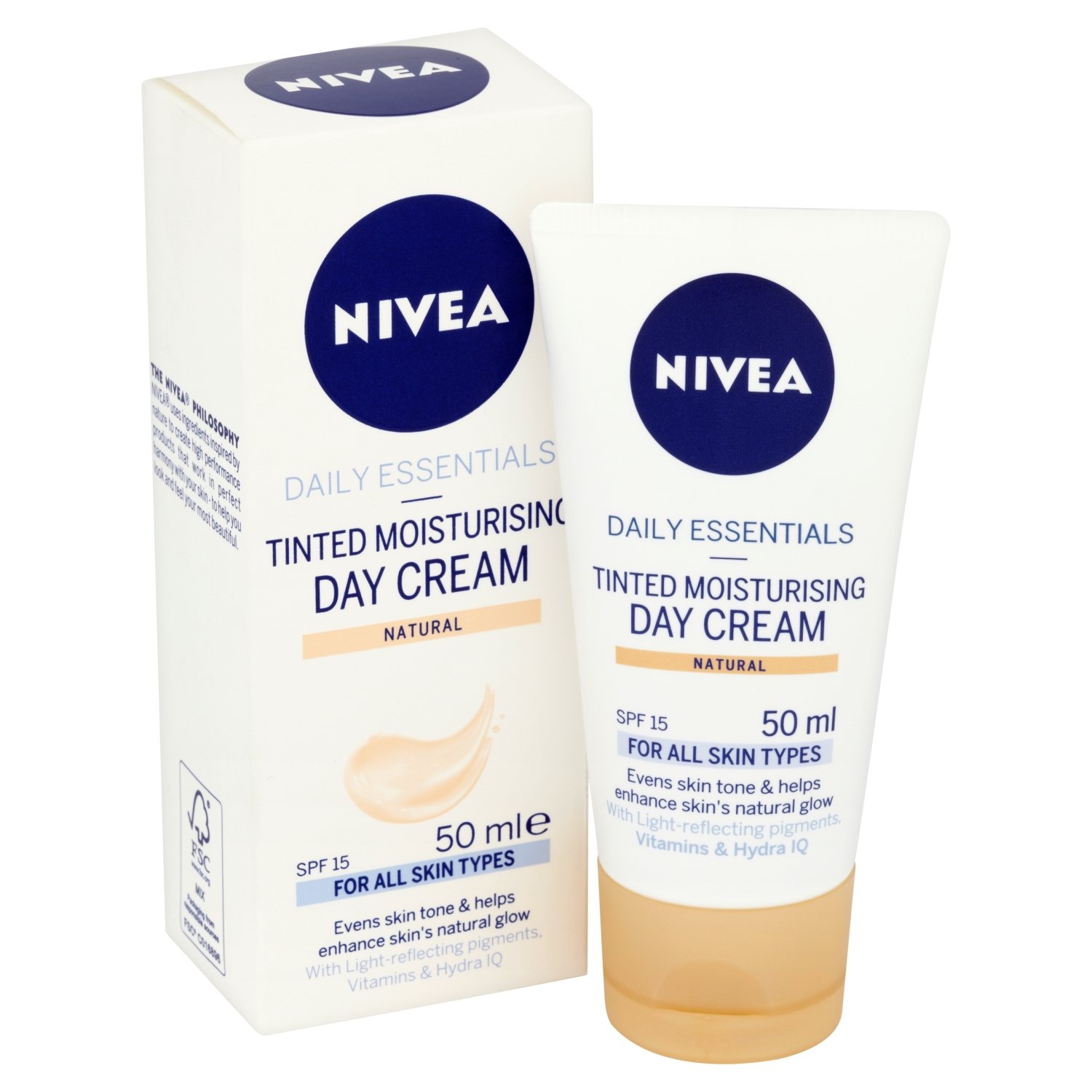Nivea Visage Tinted Moisturising Day Cream Natural 50ml