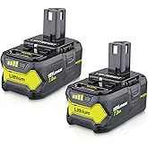 VANON 7.0Ah High Capacity Replacement 18V Battery for Ryobi Lithium ONE+ Compatible with Ryobi 18V Battery P108 P107 P103 P102 P104 P105 P109 P122 Drill Power Tools 2 Packs