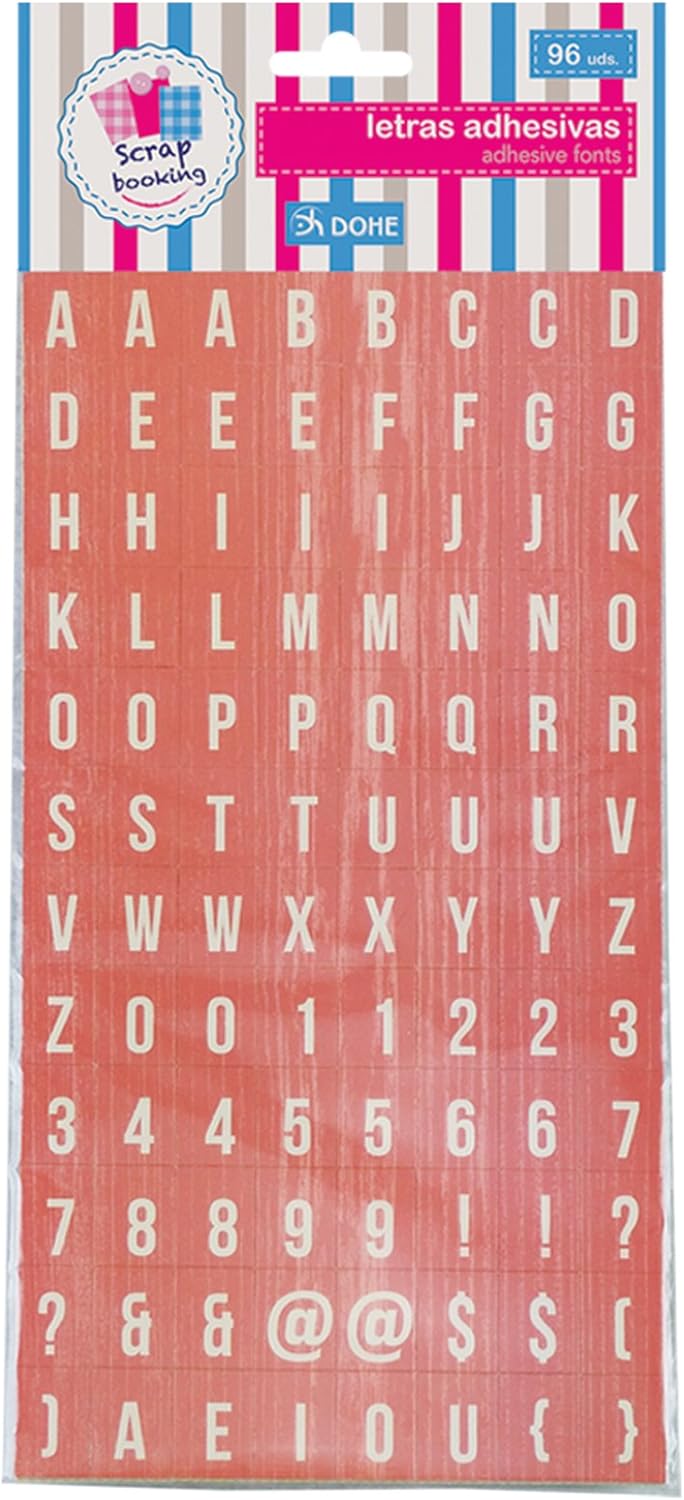 dohe 18143&nbsp;Letters Adhesive, Orange