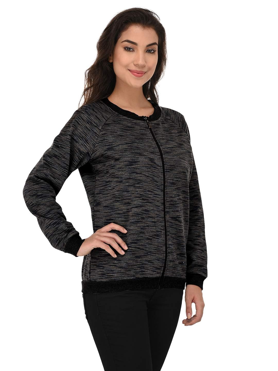 purys full sleeve printed women's jacket