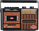 Lychee Lychee Boombox Portable Retro Cassette Player Radio AM FM SW2 USB SD view 1