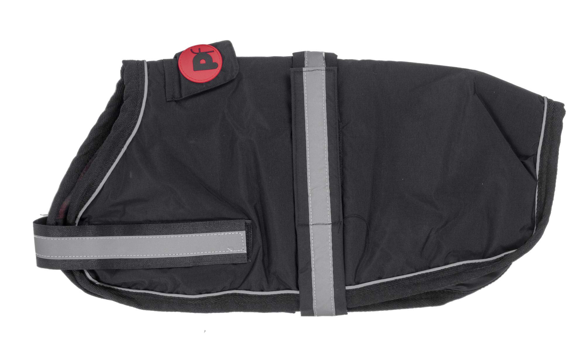 Petface Super Soft Waterproof Dog Coat, 25 cm, Black — image 1