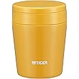 Tiger Thermos Vacuum Insulated Soup Jar, 10.1 fl oz (300 ml), Thermal, Bento Box, Wide Mouth, Round Bottom, Saffron Yellow MCL-B030-YS Tiger
