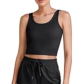 G4Free Workout Tank Tops for Women Slim Fitted U Neck Ribbed Athletic Gym Yoga Cropped Tanks Summer Casual