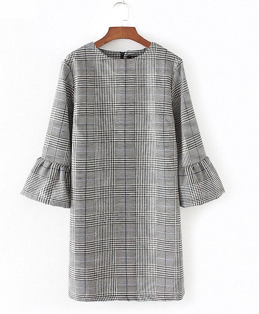 flare sleeve mini dress