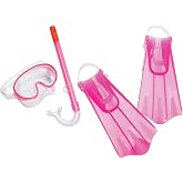 Speedo Aqua Quest Swim Mask, Snorkel &amp; Fins Set