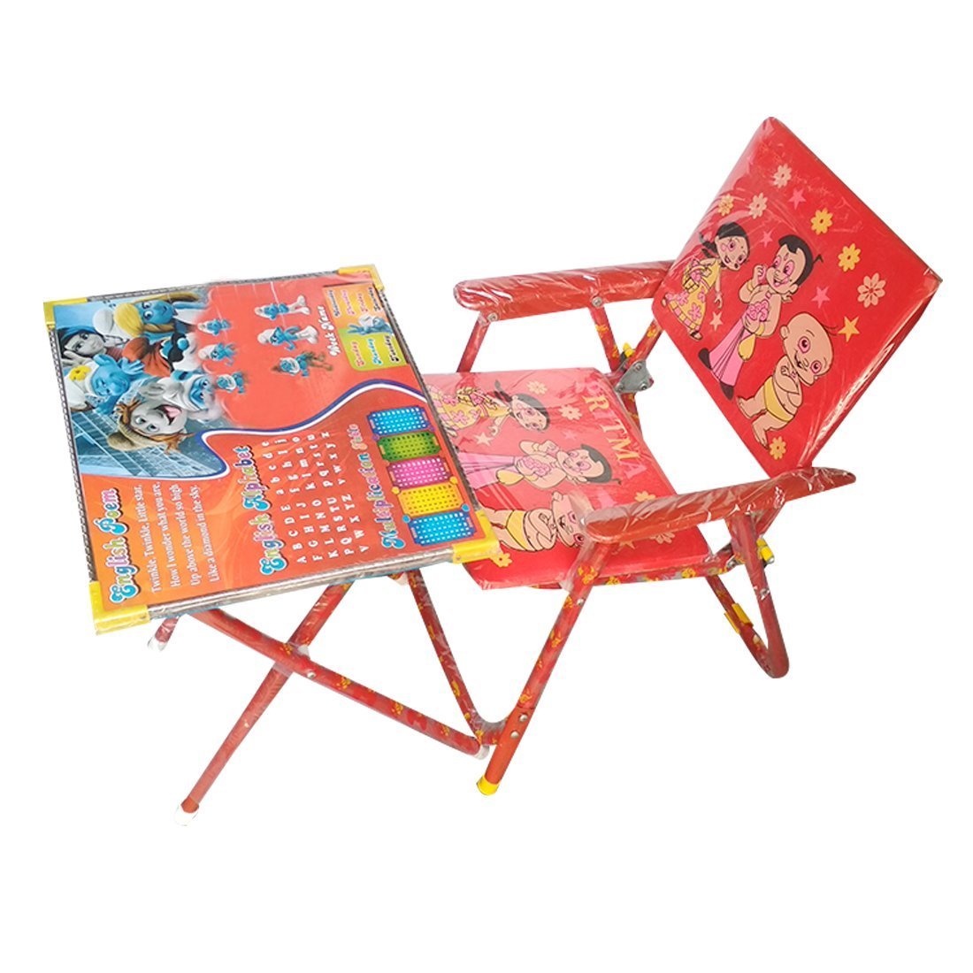 Multipurpose Folding Baby and Kids Table Chair Set (Colour May Vary