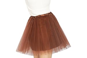 DMLBC Women Adult Teens Tutu Skirts 4 Layers with Lining Youth Running Tutu Skirts Halloween Running Tutus
