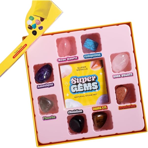 Amazon.com: Super Smalls Super Gems 8-Piece Natural Stone