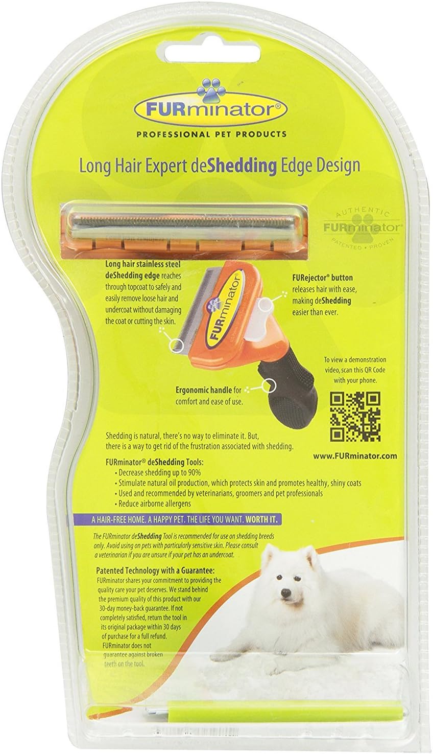 furminator long hair deshedding tool for medium dogs