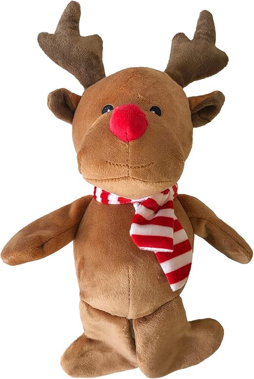 christmas reindeer dog toy