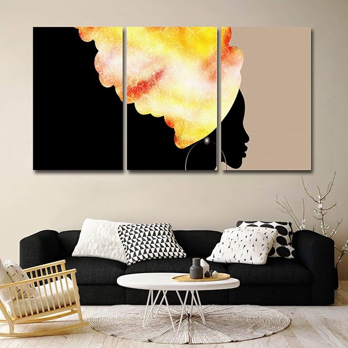 Pintura artística, 30,5 x 40,6 cm, 3 paneles, impresiones sobre lona