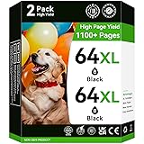 64XL Black Ink Cartridge for HP Printers for HP Ink