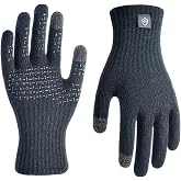 DexShell Waterproof Knit Gloves, Lightweight Flexibility | Waterproof membrane, wet-grip &amp; touchscreen for cool wet weather