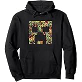 Minecraft Creeper Big Face Collage Pullover Hoodie
