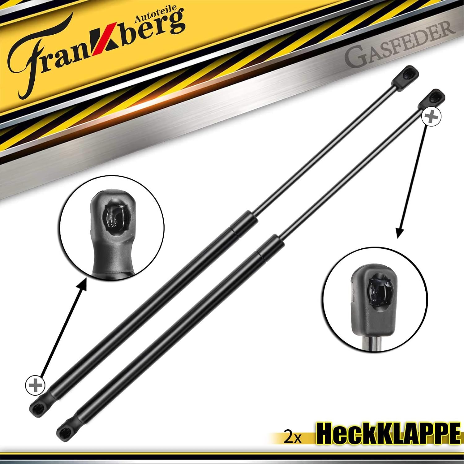 Frankberg 2x Gas Strut Tailgate Boot Left And Right Compatible With Mondeo MK III Hatchback 2000-2007 Replace# 1S7116C826AD 1219985