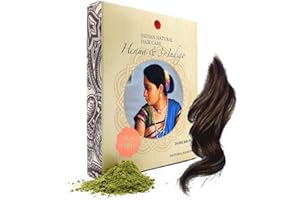 Henna & 3xIndigo Powder - Dark Brown Hair Dye - Fresh & Pure Organic - 200g - Indian Natural Hair Care