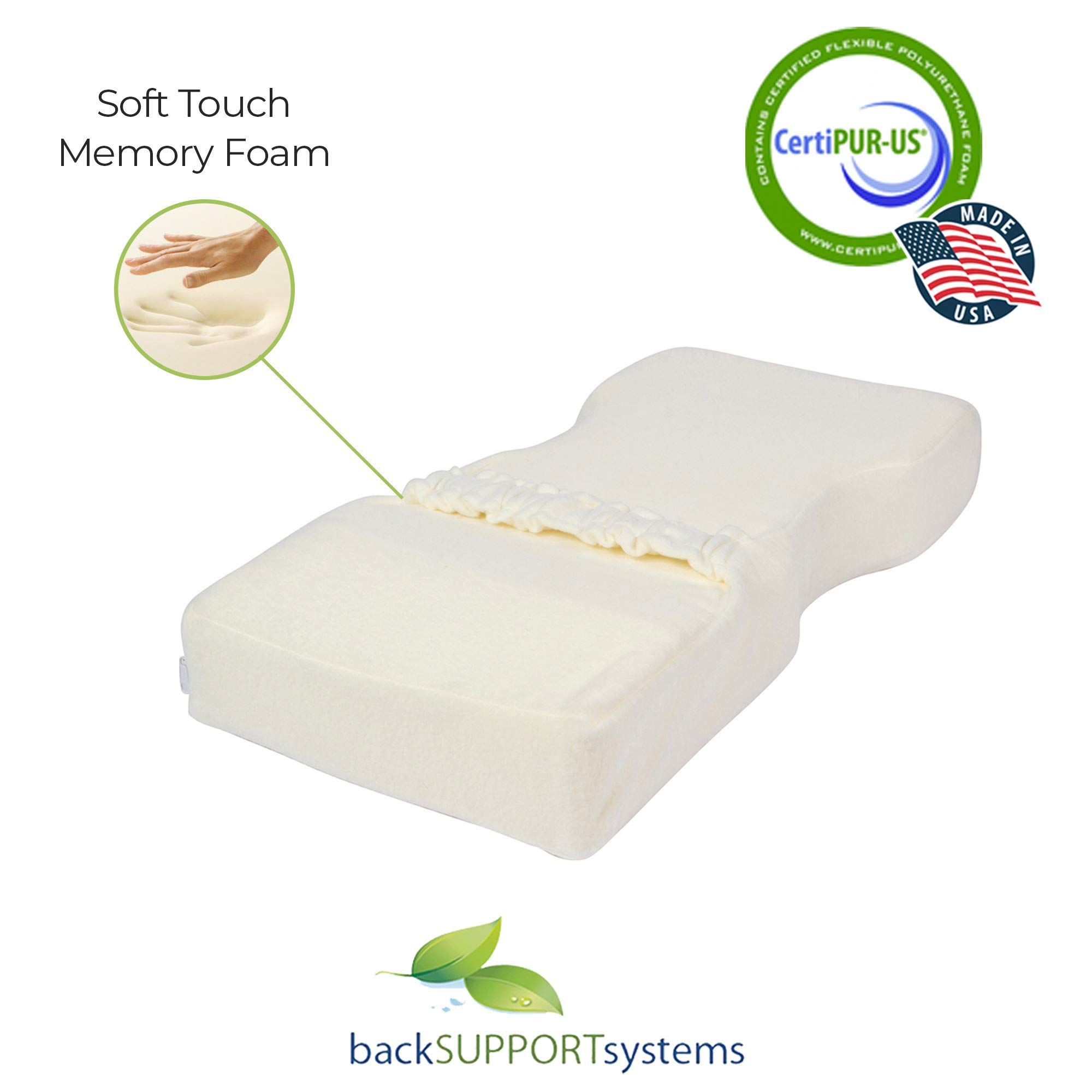 Back Support Systems KneeT Memory Foam Leg Pillow Patented Best Side