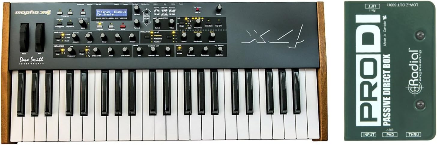 Dave Smith Mopho X4 Keyboard with Radial ProDI