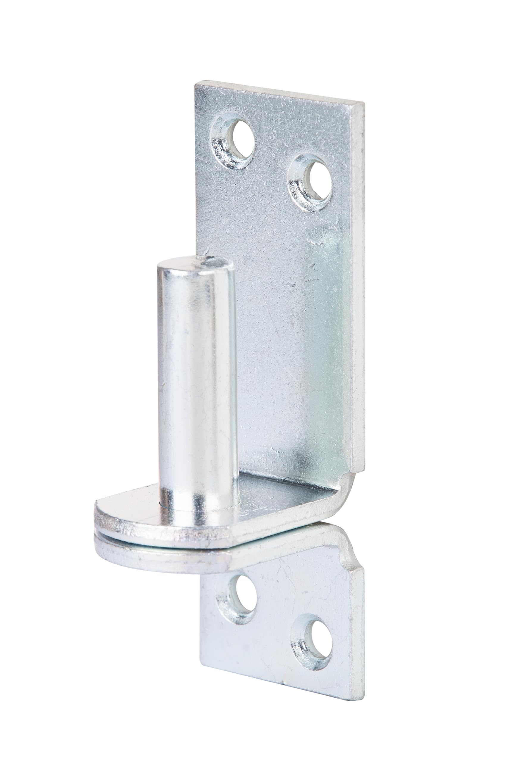 Alberts 311230 Clamp on Plate | in The Designs with DI or DII Hooks | Galvanised | Thick Layer Passivated | Backset Diameter 13 mm | Plate 100 x 35 mm