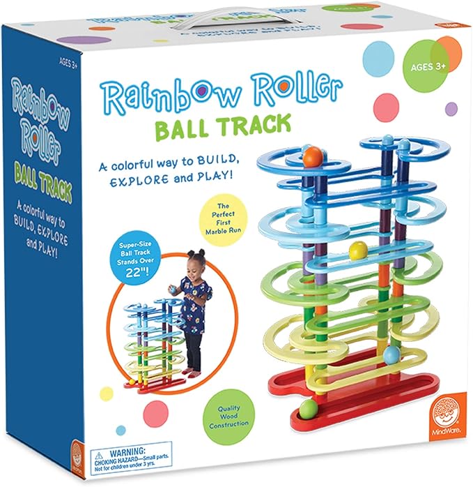 rainbow marble run