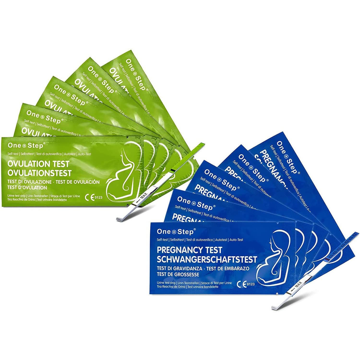 One Step Highly Sensitive Ovulation Strip Tests Highly Sensitive Pregnancy Test Strips (60+20)