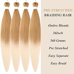 Blonde Ombre Boho Braiding Hair 27/613 Synthetic