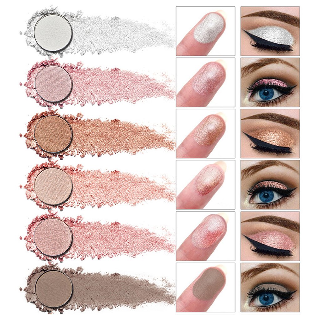 Pevor Eyeshadow Palette Makeup Cosmetics Glitter Eyeshadow Eye Makeup Smokey Eye Makeup Black Yellow Pink Eyeshadow Palette Eyeshadow Primer With Makeup Brush 12 Colors 1# 2# 3# 3 Styles Can Choose