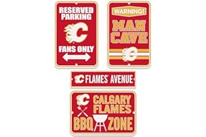 Calgary Flames Signs - 4 Pack Fan Set