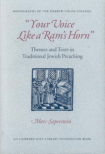 Download Your Voice Like a Ram's Horn: Themes and Texts in Traditional Jewish Preaching PDF