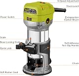 DEWINNER Electric Hand Wood Trimmer Router 220V 710W with 3 Bases view 3