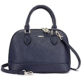 LOVEVOOK Purse for Women Small Crossbody Bags Classic Double Zip Top Handle Dome Satchel Bag