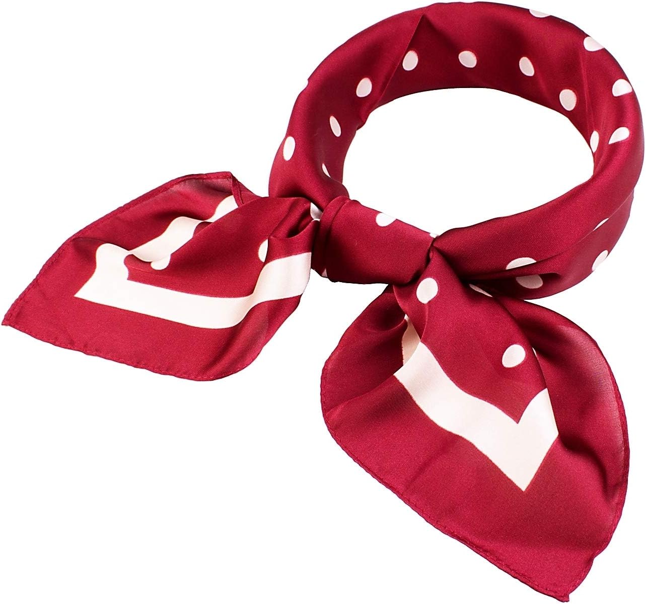 Jaweaver Women's Square Oblong Silk Satin Scarves Head Scarf Shawl neckerchief Vintage Fashion Style
