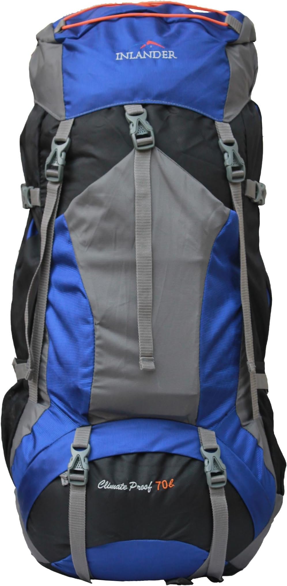 INLANDER 1007-1 Blue Rucksack Backpack Bag for Travel Hiking Trekking & Camping for Men & Women