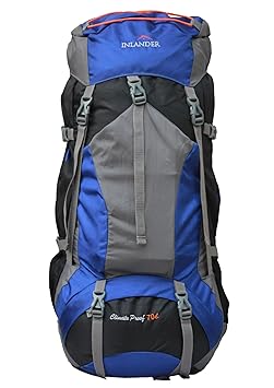 INLANDER 1007-1 Blue Rucksack Backpack Bag for Travel Hiking Trekking & Camping for Men & Women