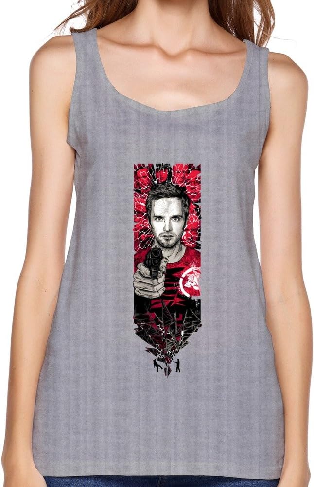 RUIFENG Women's Jesse Pinkman Breaking Bad Sports Top- Gray