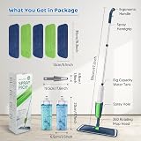 MEXERRIS Spray Mop Floor Cleaning Flat Mop 5 Microfiber Pads 2 Bottles view 7