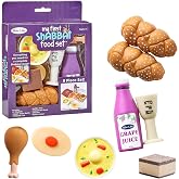 Rite Lite My First Shabbat Play Food Set - Jewish Kids Gift, Pretend Play Judaica Toy - Includes Challah, Grape Juice, Kiddush Cup, and More - Great Jewish Educational Toy for Shabbat Learning &amp; Fun