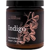 Indigo Restoring Body Cream - Deeply Hydrating Cream - Naturally Moisturize and Restore Your Skin - Skincare for Women and Men (9 oz)