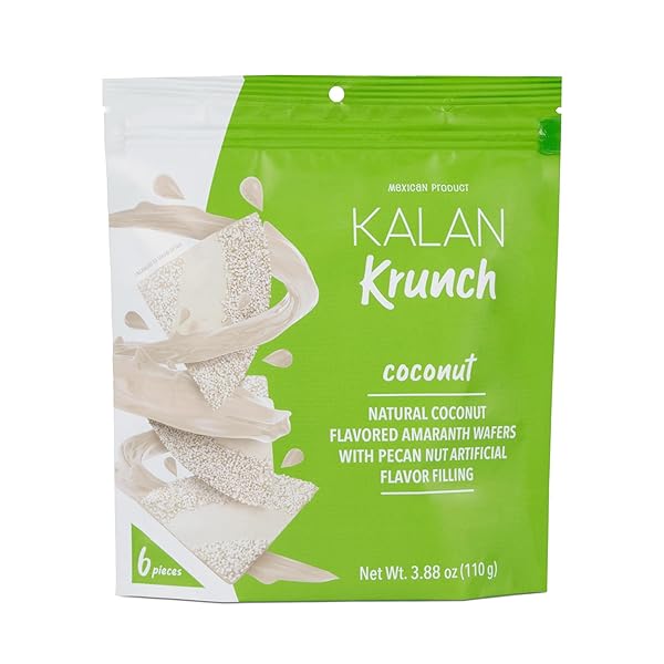 KALAN KRUNCH COCONUT NATURAL FLAVORED AMARANTH WAFERS, PACK...