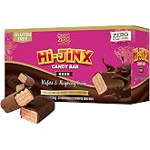 ChocZero Hi-Jinx Sugar Free Chocolate Wafer Candy Bars, Raspberry Cr&egrave;me | Dark Chocolate, No Sugar Alcohols, Keto, Low Carb, High Fiber, Gluten Free, 22 Individually Wrapped Mini Bars, 8.15 oz Box
