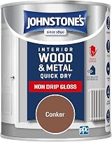 Johnstone's Wood Metal Paint Gloss Conker 750ml Water Based Non Drip Quick view 6