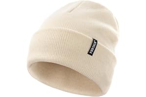 FURTALK Toddler Knitted Winter Hat Boys Girls Acrylic Beanie Hat Baby Kids Cuffed Winter Hats