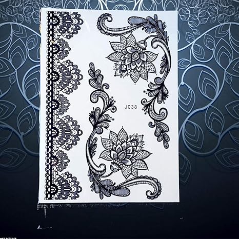 Yyoutop Bras Cou Stickers Fleur De Soleil Indien Tatouage