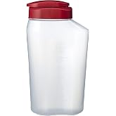 GoodCook 1 Quart Bottle with Snap Lock Easy-Pour Lid, BPA Free, Clear