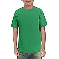 Haloumoning Boys Short Sleeve Shirts Kids Summer Crewneck T-Shirts Casual Tops Tees 5-14 Years